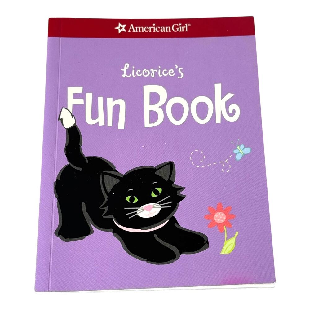 VTG American Girl Licorice Play Outfit FUN BOOK Black Cat Activities & Quizzes